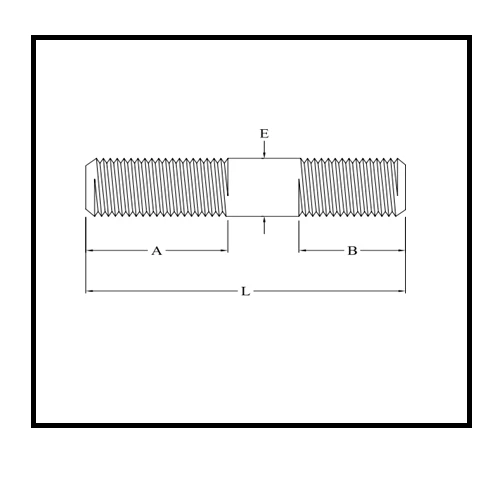 Zinc Plated Stud Bolt high quality